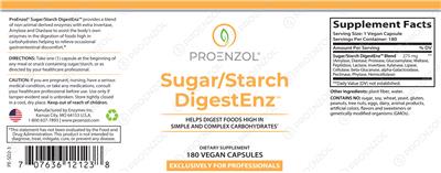Sugar/Starch DigestEnz label