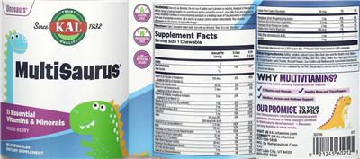 MultiSaurus Mixed Berry label