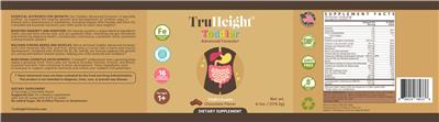 Toddler Advanced Formula+ Chocolate Flavor label