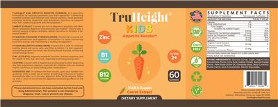Kids Appetite Booster label