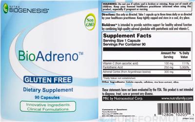 BioAdreno label