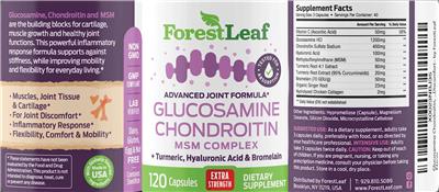 Glucosamine Chondroitin label