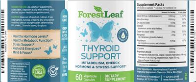 Thyroid Support label
