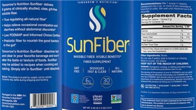 SunFiber label