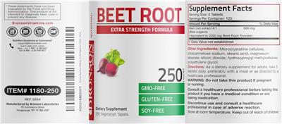 Beet Root label