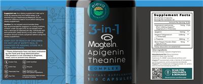 3-in-1 Magtein Apigenin Theanine Complex label