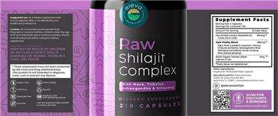 Raw Shilajit Complex label