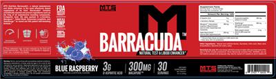Barracuda Blue Raspberry label