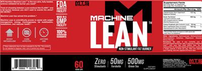 Machine Lean label