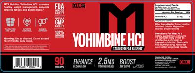 Yohimbine HCI label