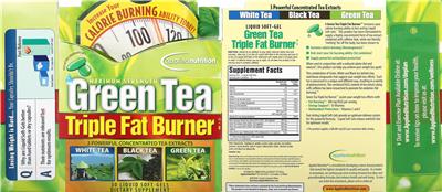 Green Tea Triple Fat Burner label