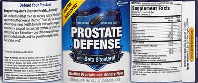 Prostate Defense label