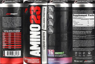Amino23 Berry label