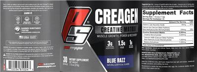 Creagen Creatine Matrix Blue Razz label