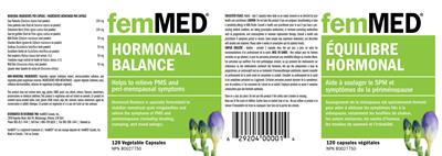 Hormonal Balance label
