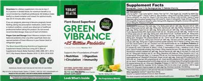 Green Vibrance label