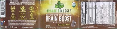Brain Boost Chocolate Mocha label