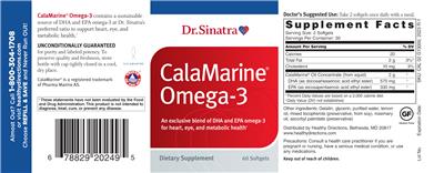 CalaMarine Omega-3 label