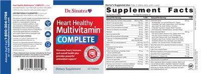 Heart Healthy Multivitamin Complete label