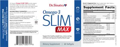 Omega-3 SLIM MAX label