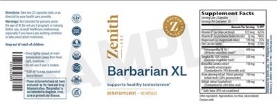 Barbarian XL label