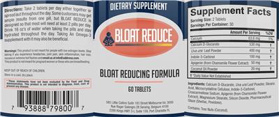 Bloat Reduce label
