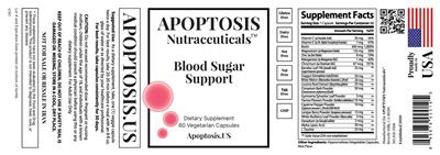 Blood Sugar Support label