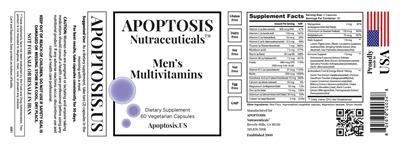 Men's Multivitamins label