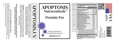 Prostate Pro label