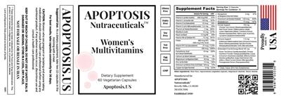 Women's Multivitamins label