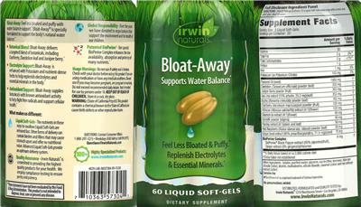Bloat-Away label