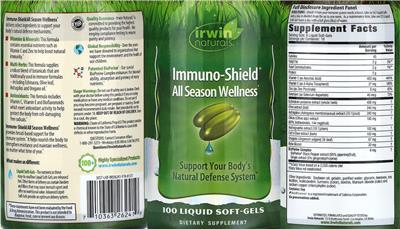Immuno-Shield All Season Wellness label