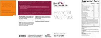 Essential Multi Pack label