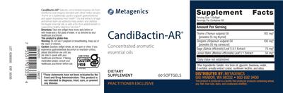 CandiBactin-AR label