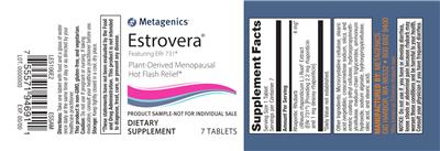 Estrovera label