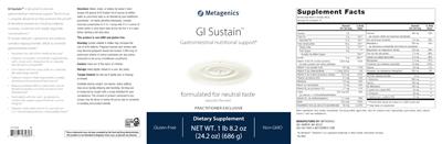 GI Sustain label