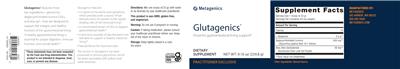 Glutagenics label