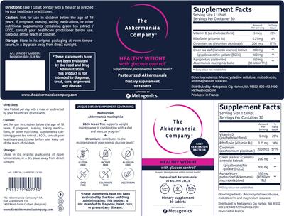 Healthy Weight label