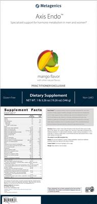 Axis Endo Mango Flavor label