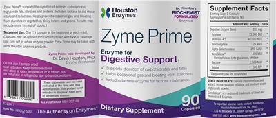 Zyme Prime label