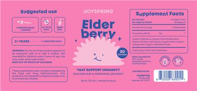 Elderberry label
