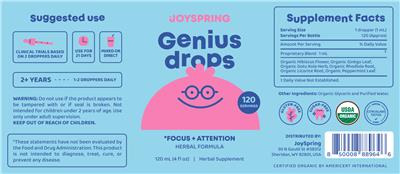 Genius Drops label