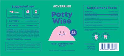 PottyWise label