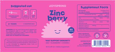 Zinc Berry label