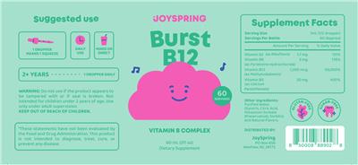 Burst B12 label