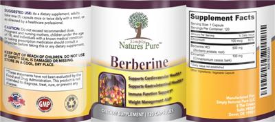 Berberine label
