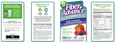 Fiber Advance Gunnies Weight Management label