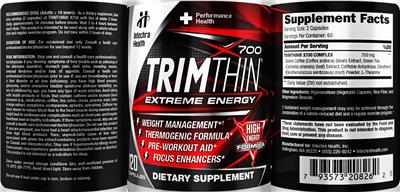 TrimThin X700 label