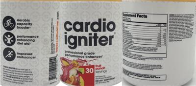 Cardio Igniter Fruit Punch label
