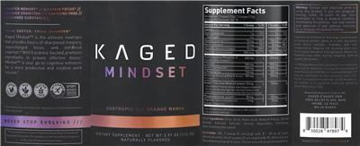Mindset Orange Mango label